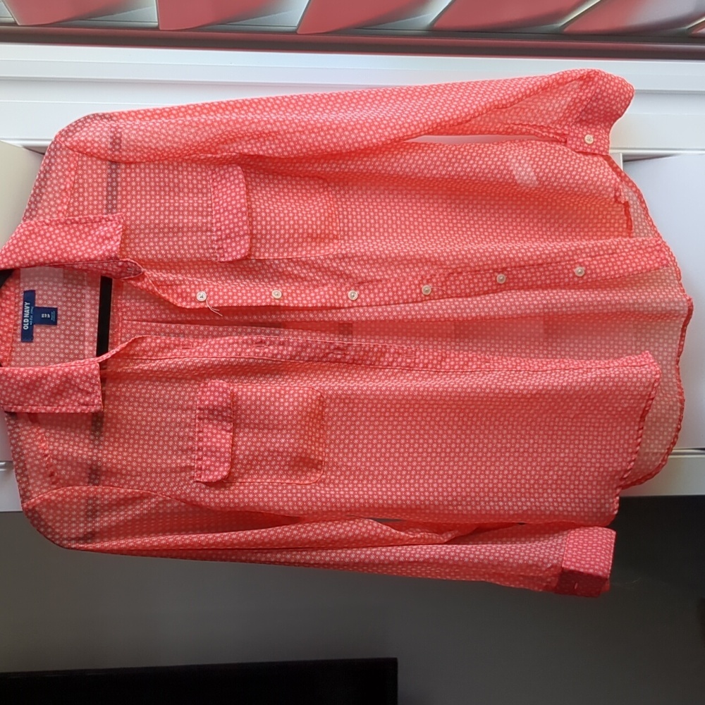 NWOT Peach sheer Old Navy blouse
